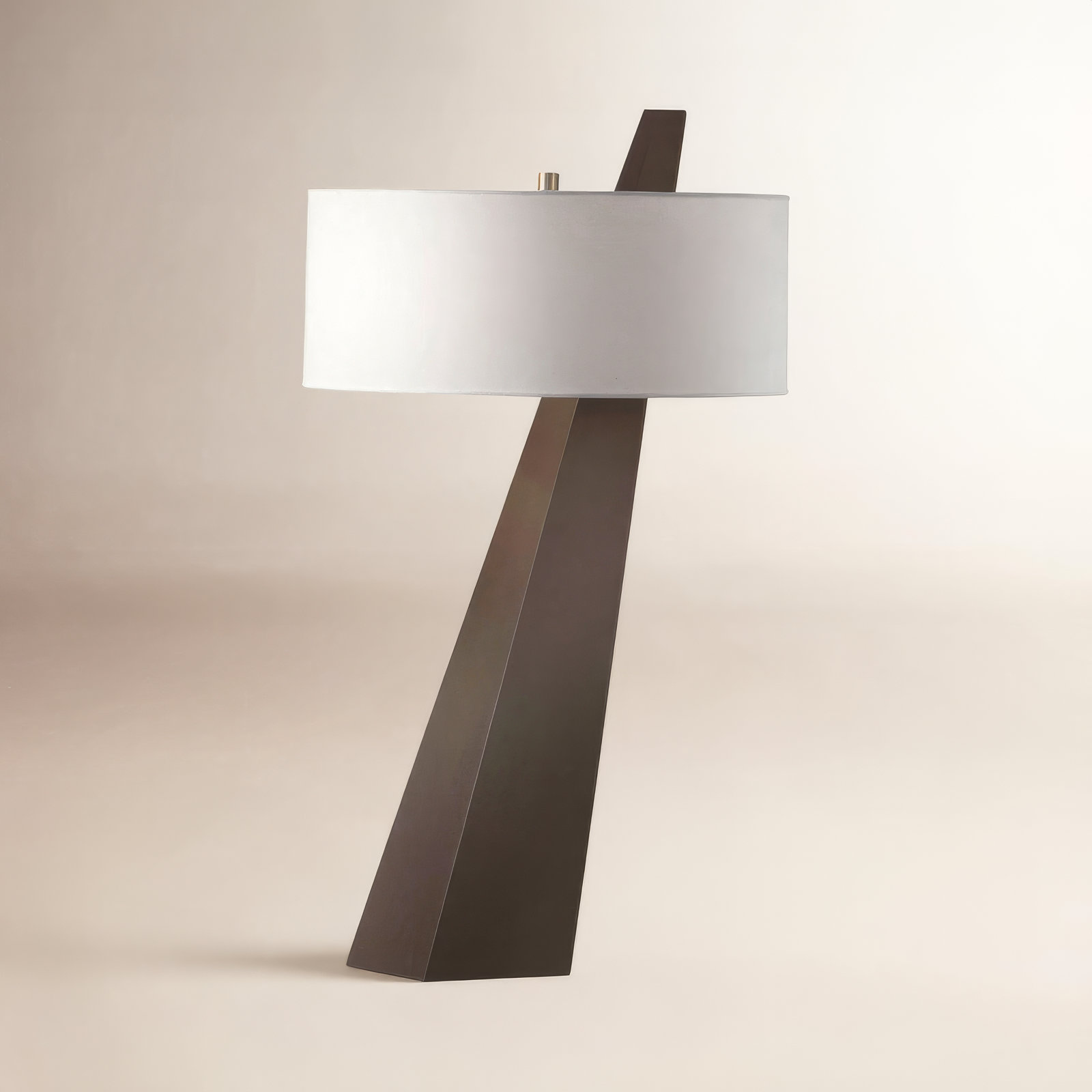 Nova of California Obelisk Desk Lamp, Walnut
