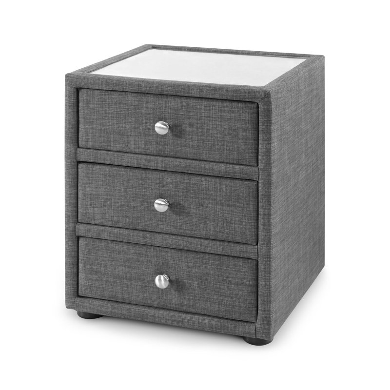 Daveney 45cm W Manufactured Wood Bedside Table