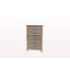 Finition naturelle en bois frappant de la commode 1 pièce avec tiroirs en chêne gris rustique / finition brune