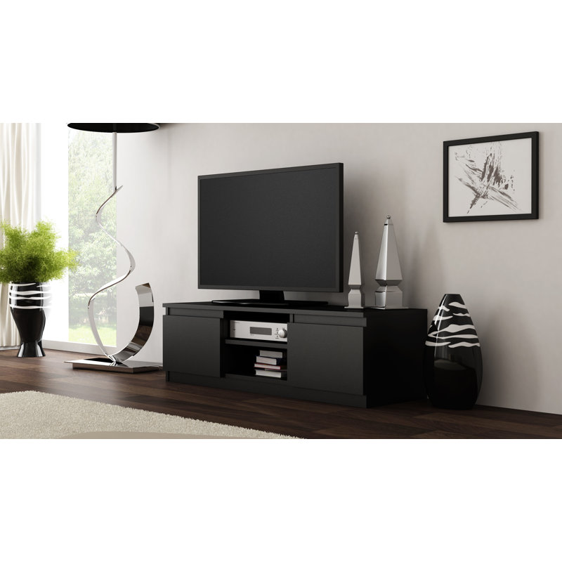 Delancey TV Stand for TVs up to 50", Black