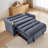  Convertible Sofa Bed, 3-In-1 Multi-Functional Velvet Sleeper Couch Pull-Out Bed, 47'' Loveseat Chaise Lounge With Adjustable Backrest-27590022-4007012