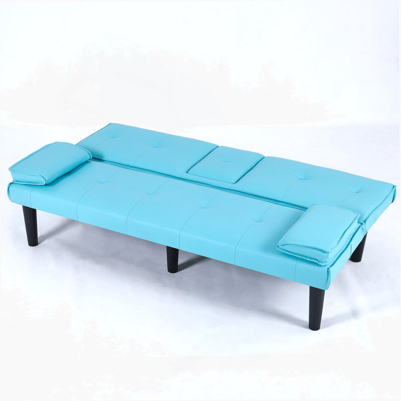 Multi-Functional Foldable Sofa Bed With Cup Holder, Ideal For Transforming Living Spaces Into Guest Rooms And Offering Comfortable Resting Areas.