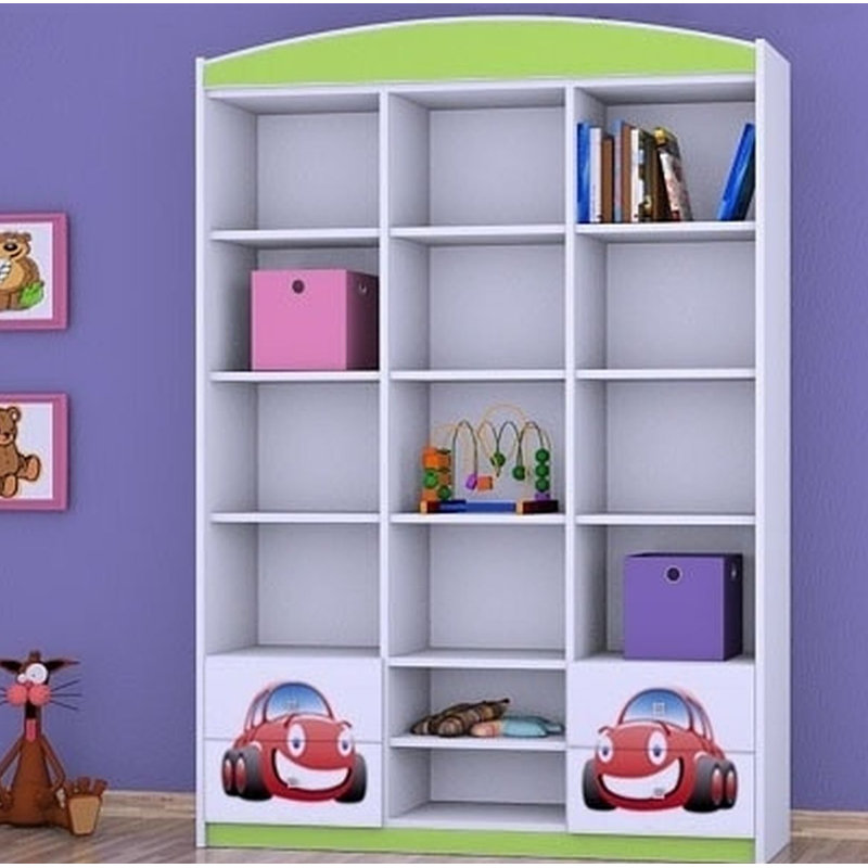 Orlando 183cm H X 132cm W Kids Cube, Green