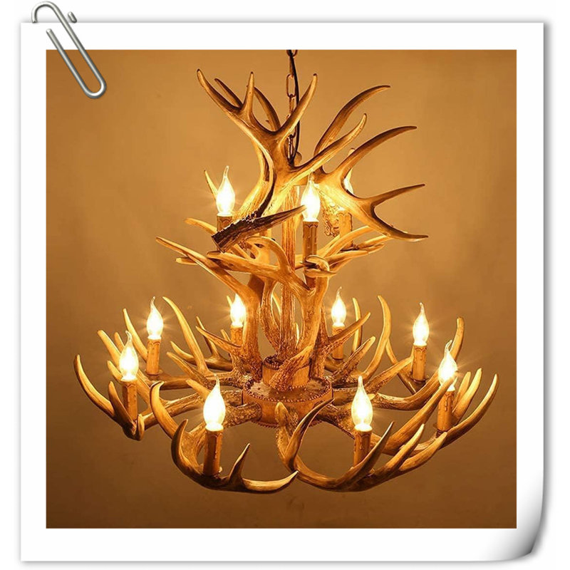 Luminaire suspendu en laiton antique DEL Javid