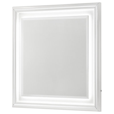 Miroir blanc commode Ivana