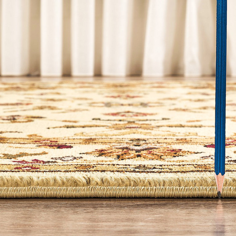 Tapis classique, Rectangulaire 2 pi x 3 pi, Crème