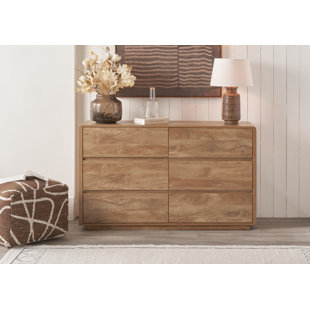 Eversley 140cm W 6 - Drawer Chest of Drawers