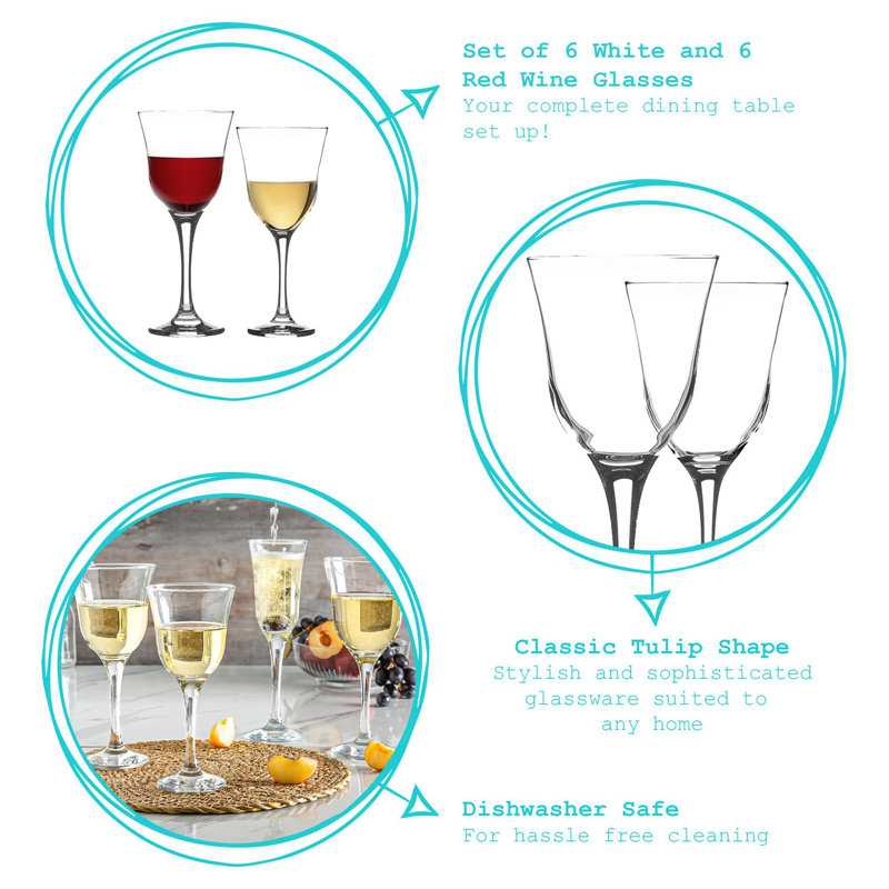 370ml Handmade Glass, 12