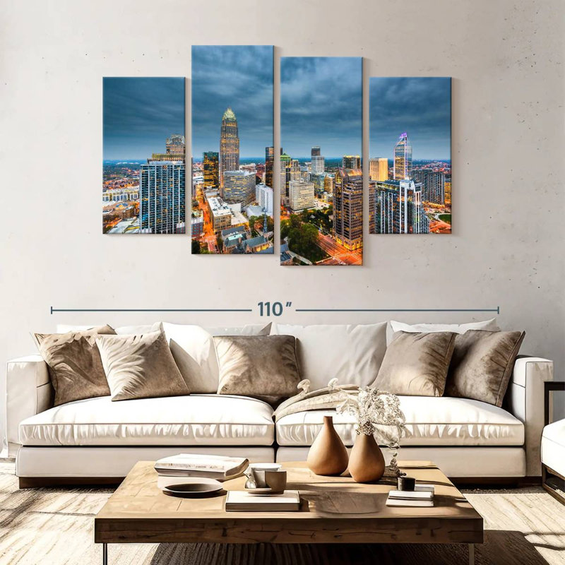 Nicci Charlotte Blue Hour, H 54 po x l 84 po