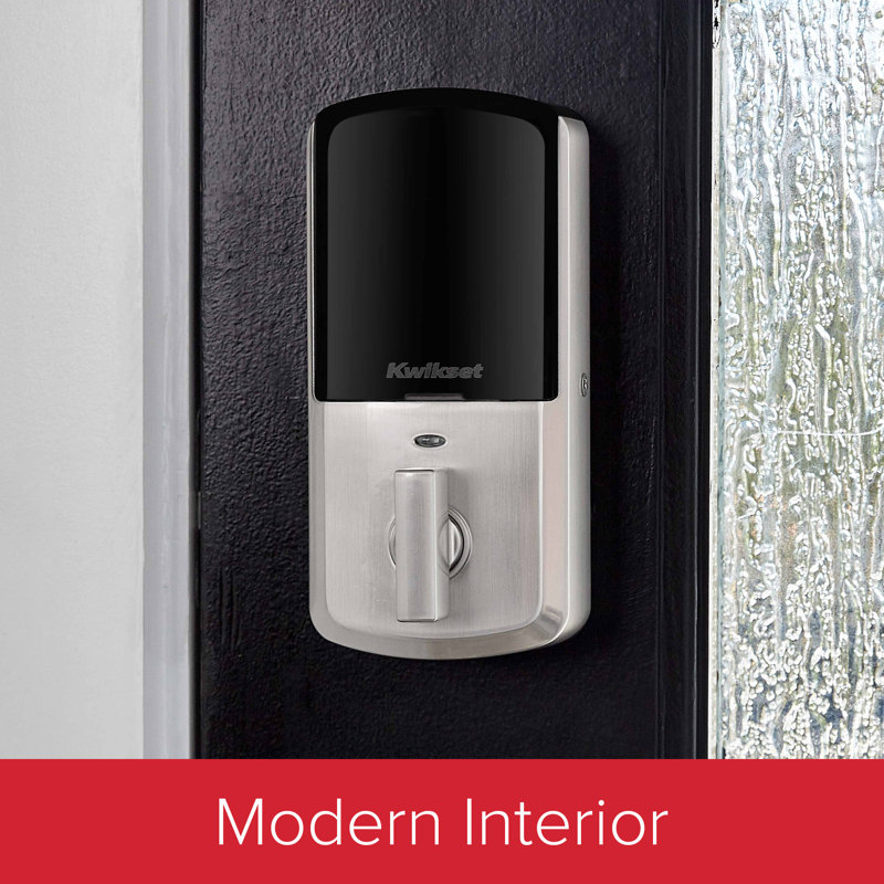Satin Nickel Wi-Fi Smart Keypad Deadbolt with Keyed Entry