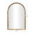 Cole and Grey Resin Gold Room Wall Mirror with Weathered Frame