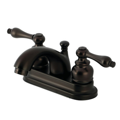 Robinet de salle de bain central à avec drain escamotable abs Vintage