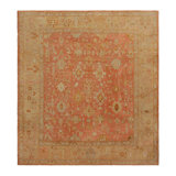 Antique One-of-a-Kind 11'6x12'7 Hand Knotted Area Rug