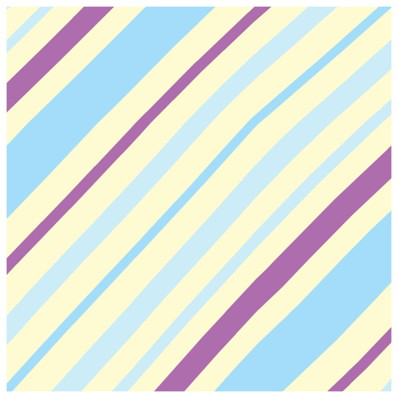 Édredon Diagonal Pastel Stripes, Simple extra long