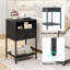 40cm W Metal Bedside Table-120613820