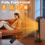 1500 W Electric Tower Ceramic Space Heater With 3D Realistic Flame