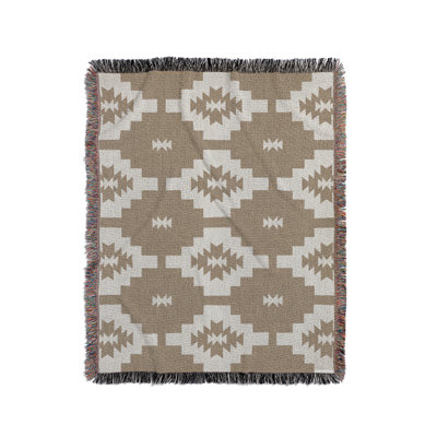 Hinto South Western Cotton Blend Blanket Throw