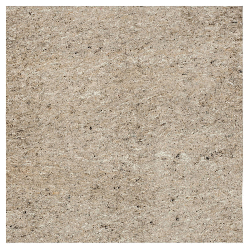 Mohawk Home 8' Square Rug Pad, 1/2" Thick with Non Slip Latex Rubber Gripper, 96" L x 96" W