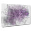 Striking Purple Flower in Abstract - Wrapped Canvas-55339187