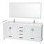 Sheffield 79" Double Bathroom Vanity Base Only-31336913