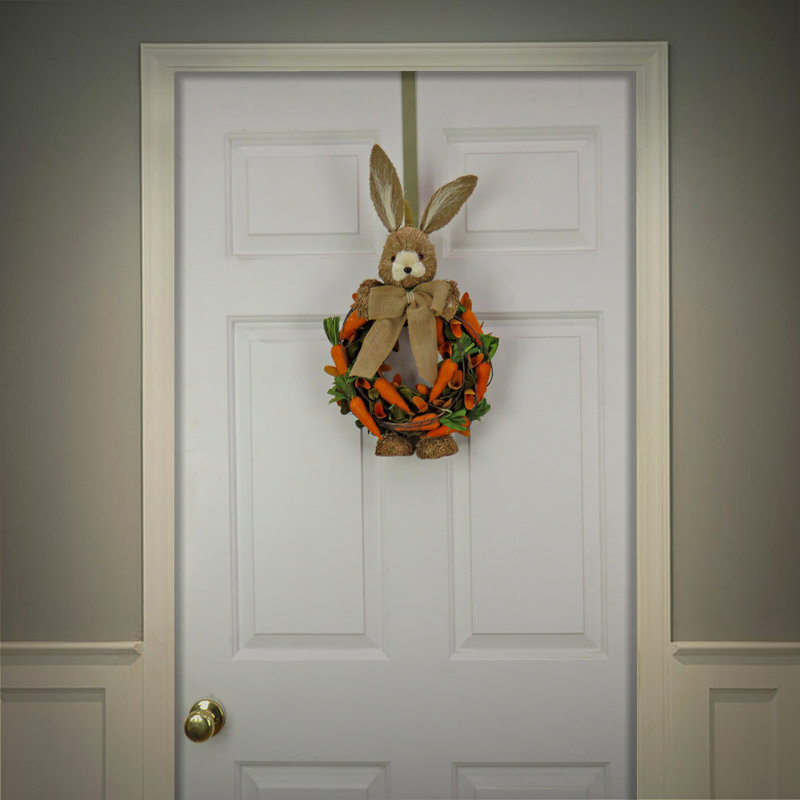 Couronne de lapin en toile de jute 20 "The Holiday Aisle®