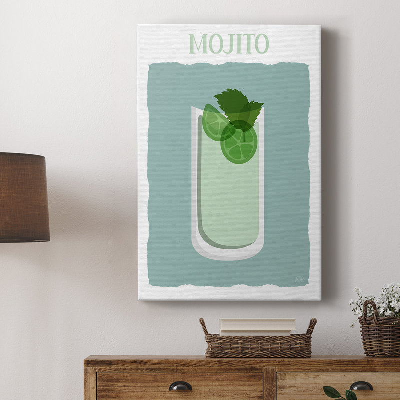 Mojito - galerie Cavas sur mesure, H 18 po x l 12 po