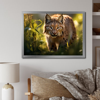 Portrait de lynx brun dans la nature