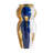 Curved Ceramic Vase with Abstract Multicoloured Finish-1891714391-1891714378