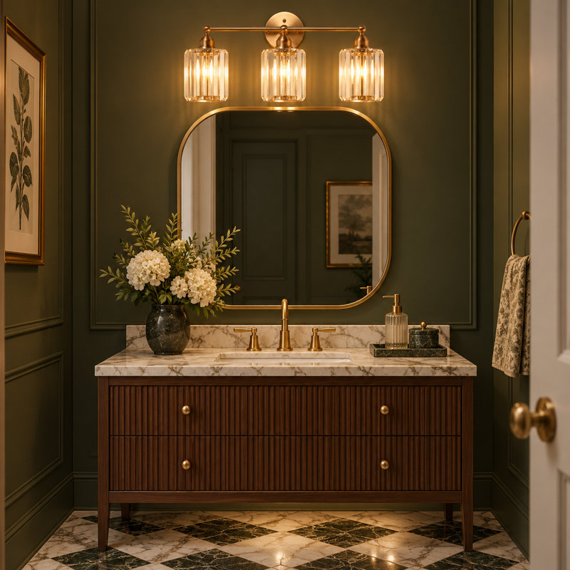 Cambridgeshire 3 - Light Dimmable Bathroom Vanity Light