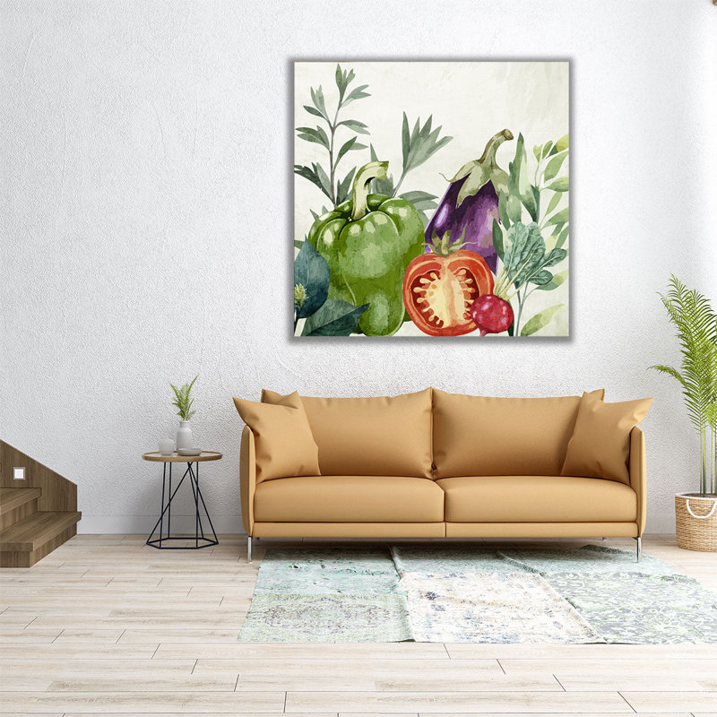 «Veggie Farm 1», reproduction d'art sur toile, H 30 po x l 30 po