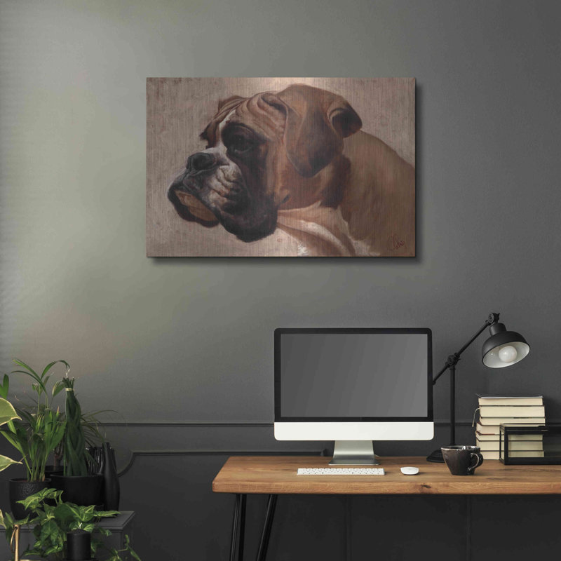 «Boxer» par Thomas Fluharty, H 24 po x l 36 po