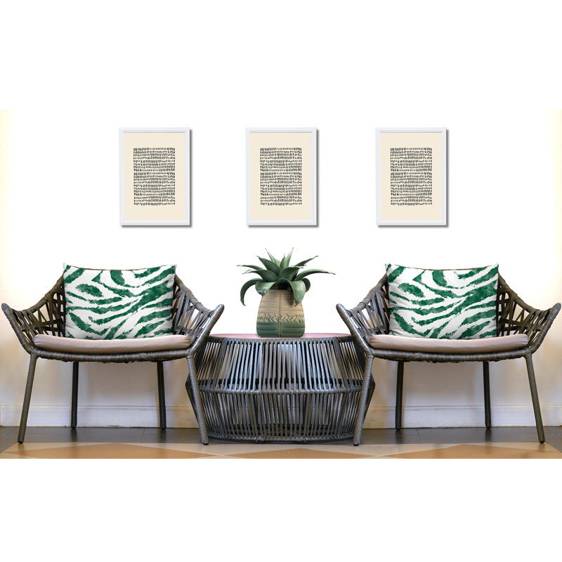 Oreiller réversible intérieur / extérieur Seppo, 20x14, Green
