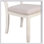Chaises de salle à manger rembourrées en bois Prato, ensemble de 2