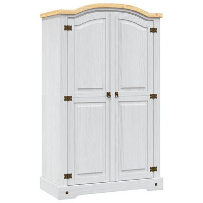 Bartz 2 Door Solid Wood Wardrobe