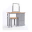 Midkiff Dressing Table with Mirror-1226612085