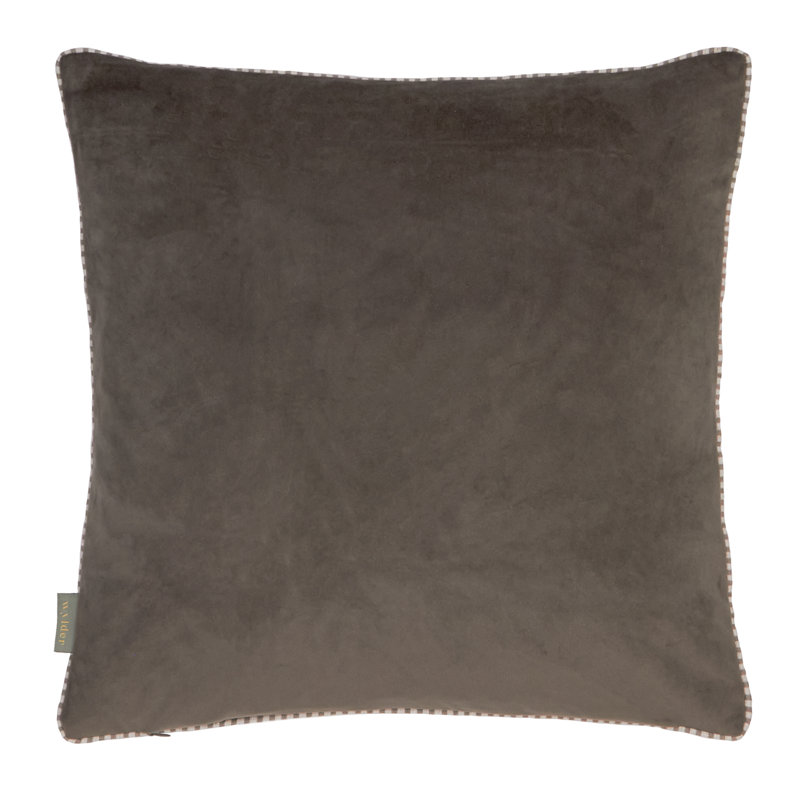Asraa Cream Square Cushion, Polyester
