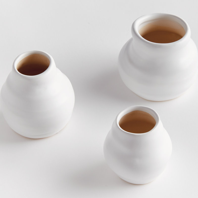 Aliviana Bud Vases, White