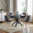 Pedestal Dining Table - 42" Mdf Round Table, Multi-use As Coffee/end Table For Kitchen-654833242-654833236