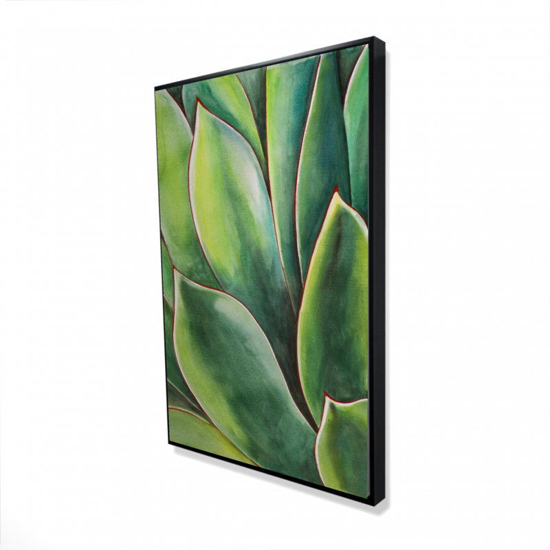 «Watercolor Agave Plant» sur toile