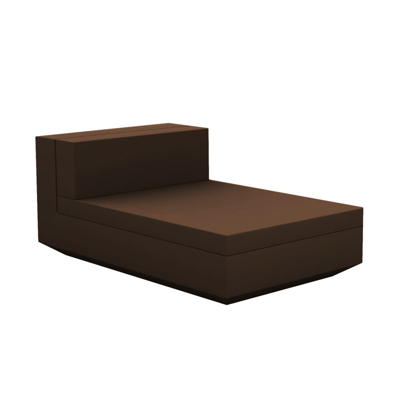 Vela - Armless Chaise Lounge - Basic, Bronze