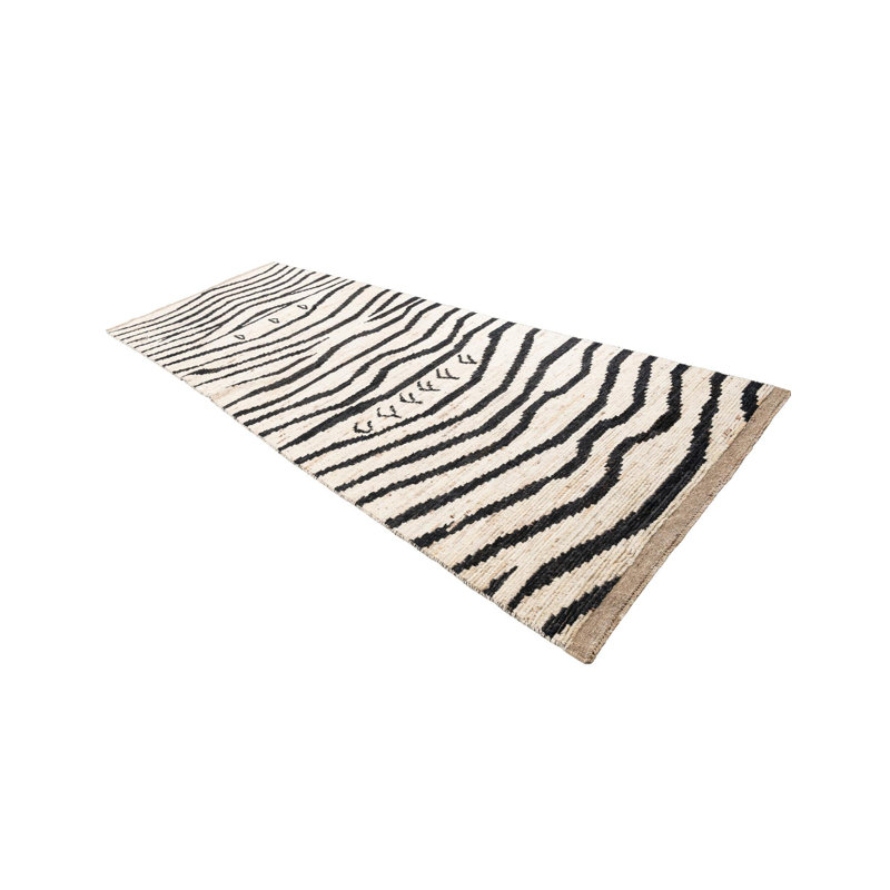 Tapis de couloir ivoire
