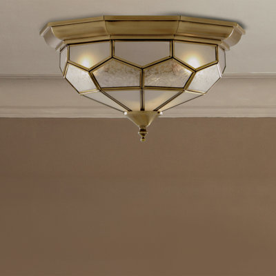 Janae Glass Flush Mount