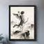 Reproduction d'art encadrée noire "Cupidon tenant un arc et une flèche", impression sur le thème de la Saint-Valentin-226646802