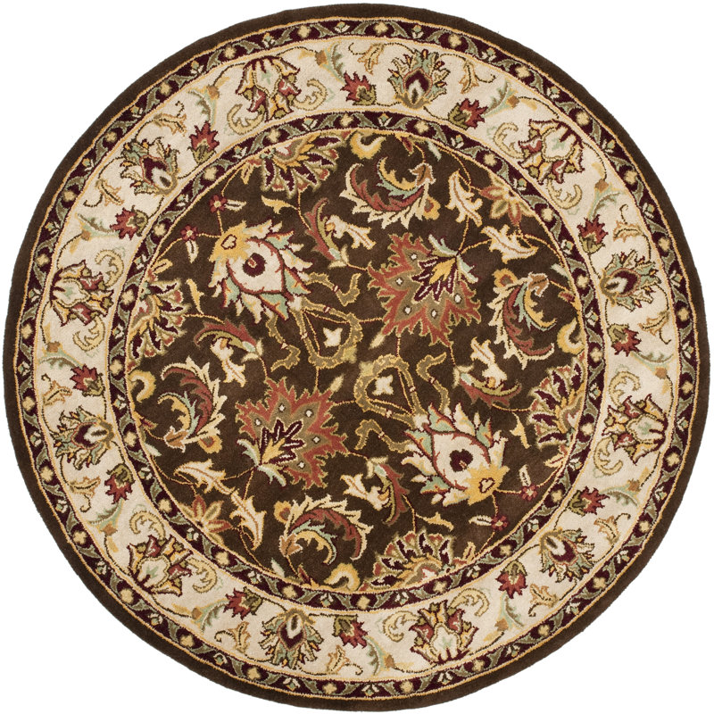 Cranmore Hand Tufted Wool Oriental Rug, Round 6'