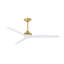 Ventilateur de plafond intérieur / extérieur Spitfire DC personnalisé - laiton brossé satiné-70933497