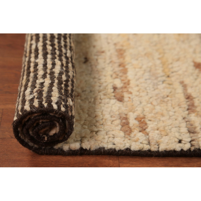 Handmade Wool Moroccan Indian Rug 2x3