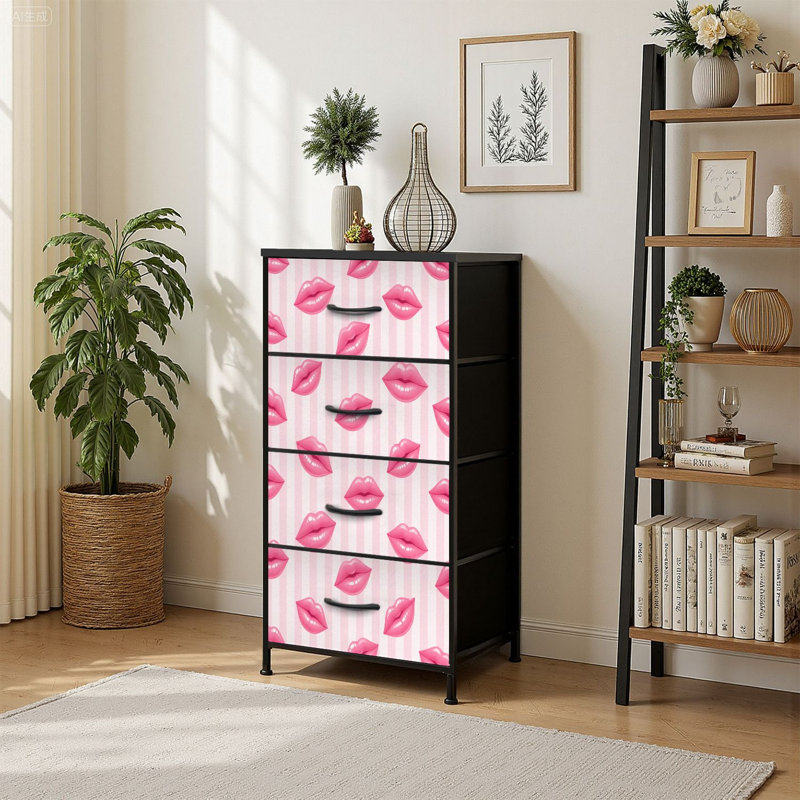 Commode de rangement verticale 4 tiroirs
