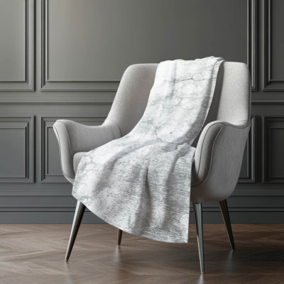 Addison Machine Washable Sherpa Art Deco Throw Blanket