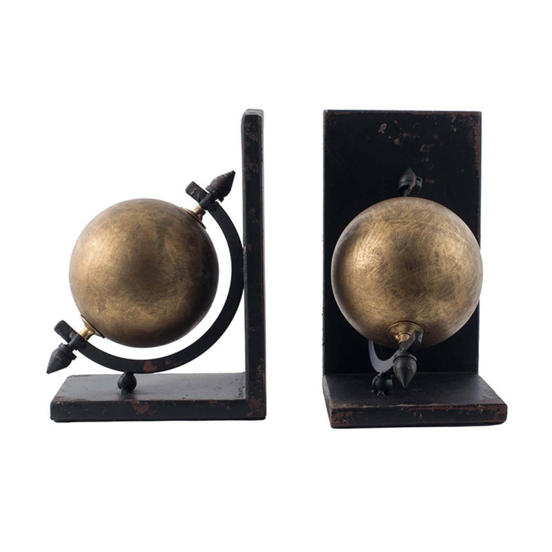 Concrete Agate Non-Skid Bookends Bookend