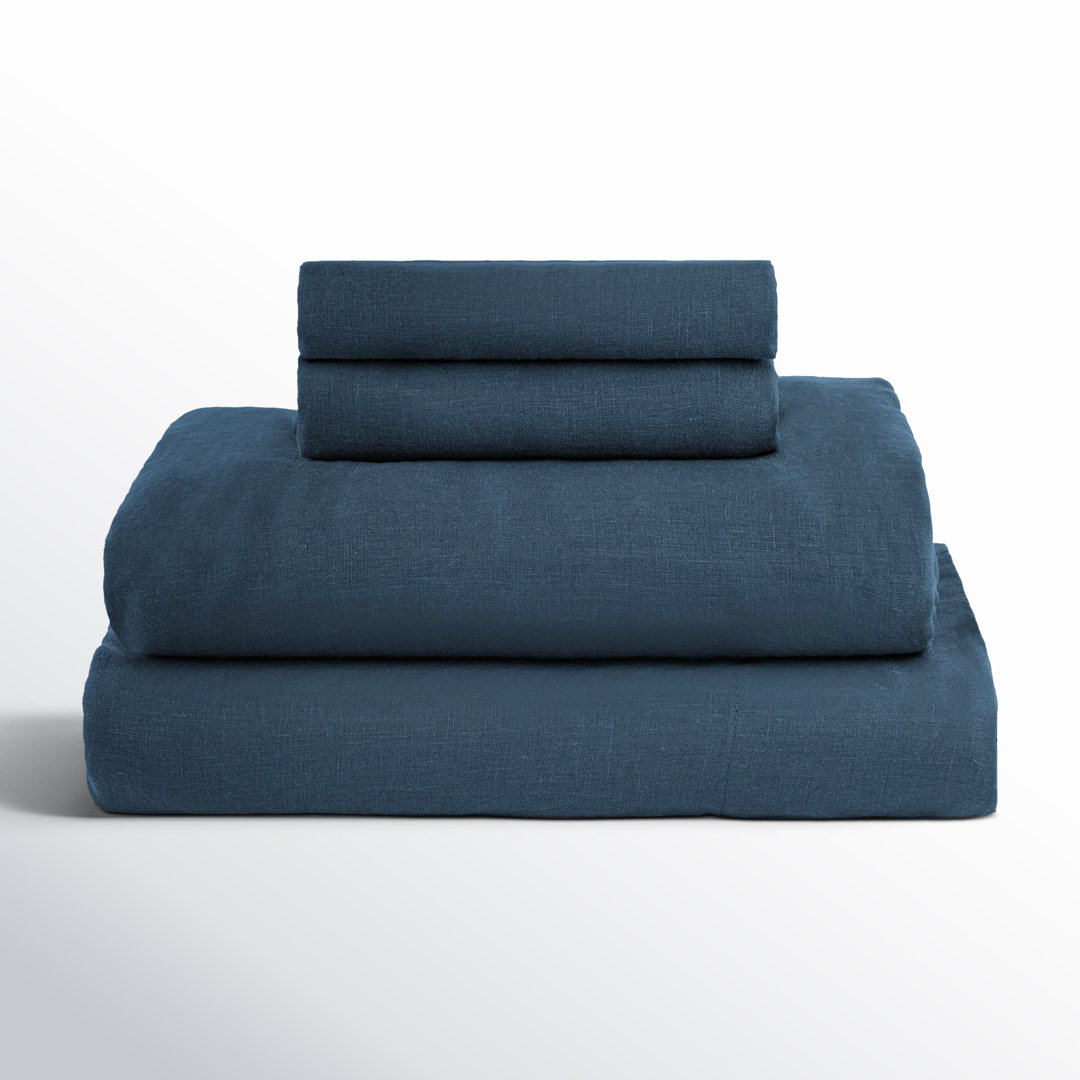 100% French Linen Sheet Set BOKSER HOME 